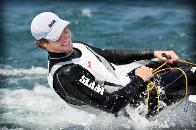 Tom Slingby/Australian Sailing team and SLAM SKIFF Collection © Giovanni De Sandre
